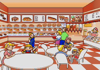 ECC Junior No Hajimete Eigo Vol. 6 Patty-Chan Yuuenchi Ni Iku screenshot 2 for Sega Pico